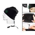 Beanie w/ Built-in-Headphones (Embroidered Imprint)